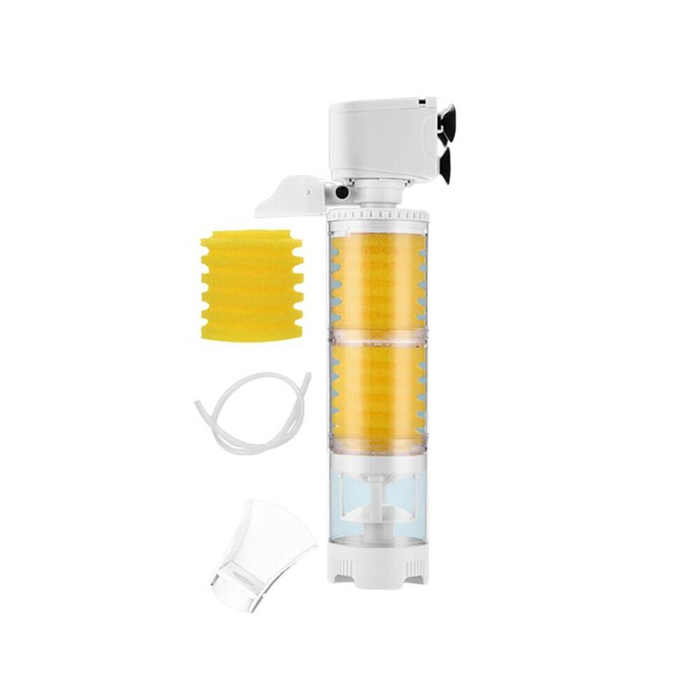 Fish Tank Filter Ultra-Quiet Filter Pump Built-in Circulating Water Purification System Aquarium Filter Accessories