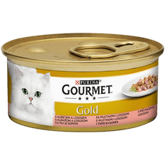 Purina Gourmet Gold Lax & Kycklingbitar i sås 24 x 85 g