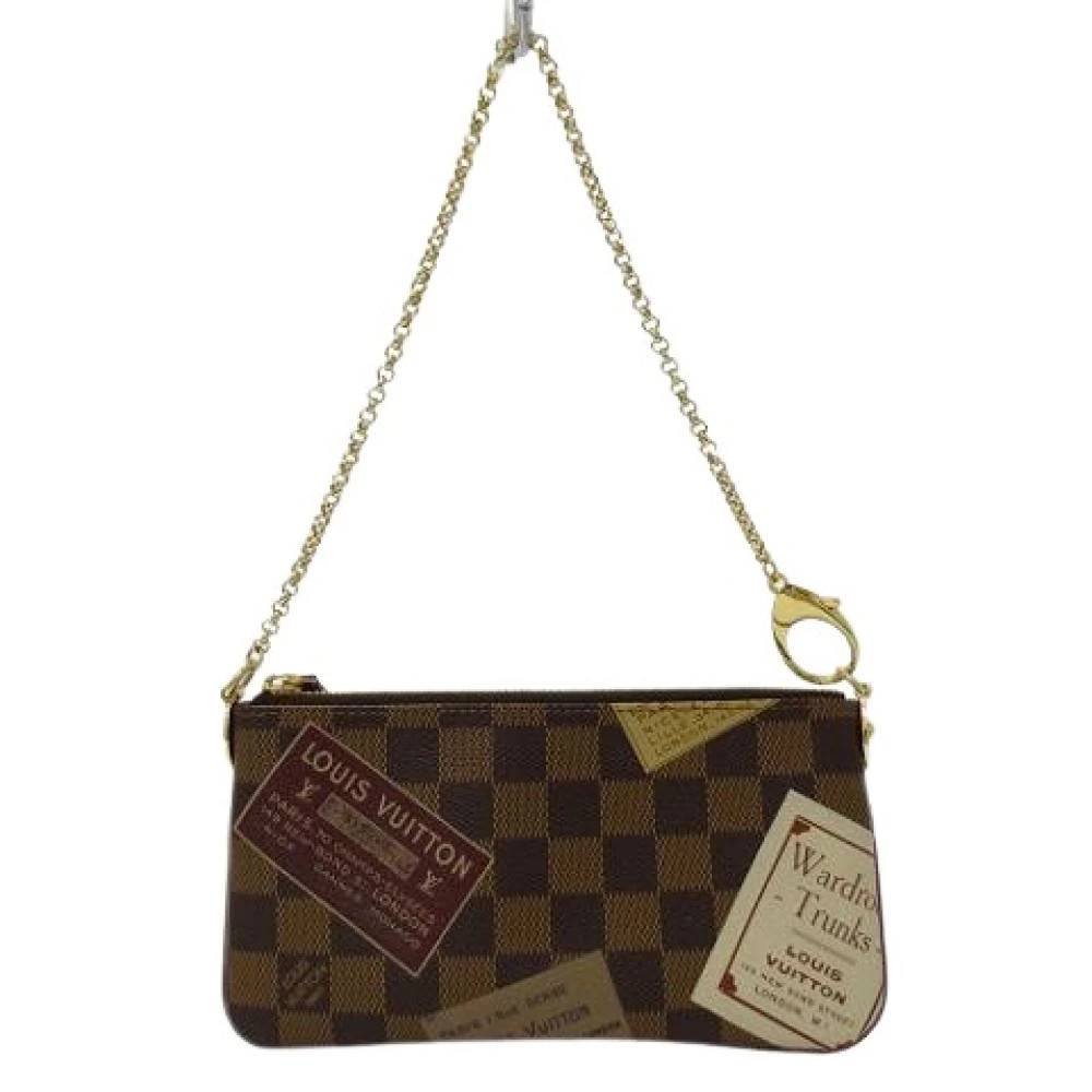 Louis Vuitton Vintage Pre-owned Pochette Milla MM - Vintage - Dame - Brun - ONE SIZE -