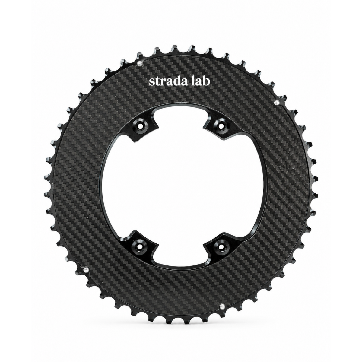 Strada Lab 2x EVO Carbon Chainring Set - 54/40t - Cykeltilbehør