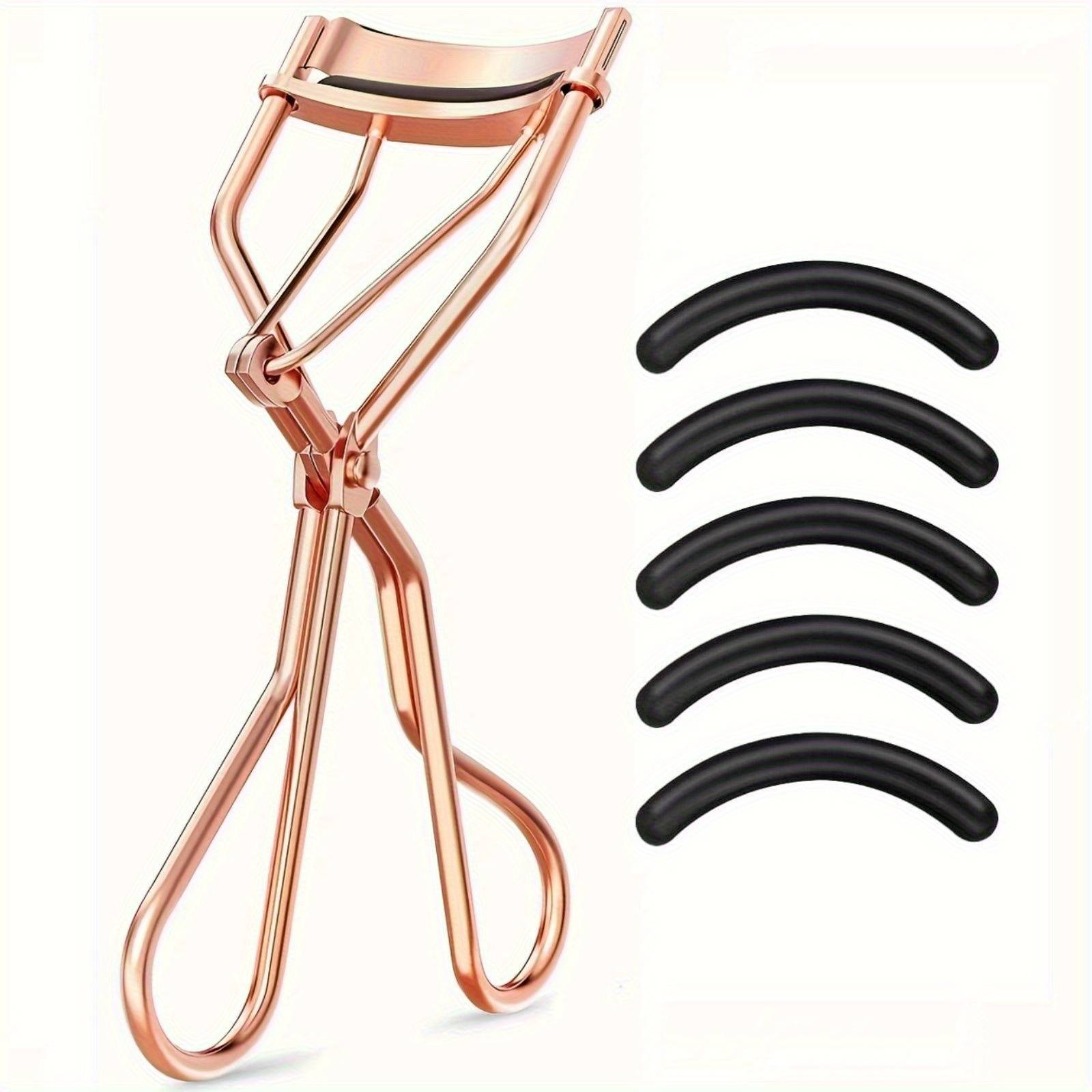 The Eyelash Curler With 5 Replacement Pads, Suitable For All Eye Shapes. The Curved Eyelash Curler Is Specifically Designed For Women, Providing Lasting Natural Curls, Making It A For Makeup Gifts.