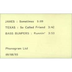 Texas Various 1993 UK cassette single PROMO CASSETTE