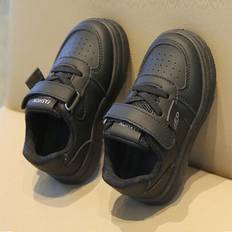 Sportskor för barn Baby Casual Skor Vår/Höst Utomhus löparskor Sneakers Svarta (Multi-size)
