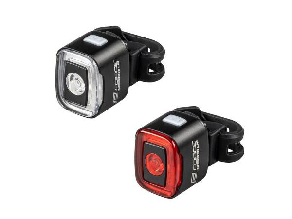 FORCE Flea lygtesæt USB opladelig 200/70 lumen