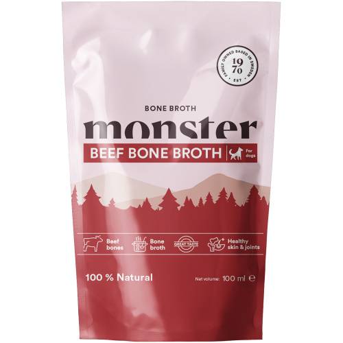 Monster Dog Bone Broth Beef 100 ml