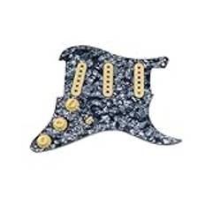 gitarr pickguard pickup set Pickuper Gitarr 5 Pickuper SSS Single Coils Pickuper Laddade Pickup/Gula Pickup Covers Set(14)