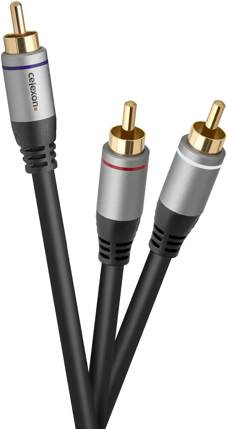 celexon Cinch auf 2x Cinch Audiokabel 1,5m - Professional Line