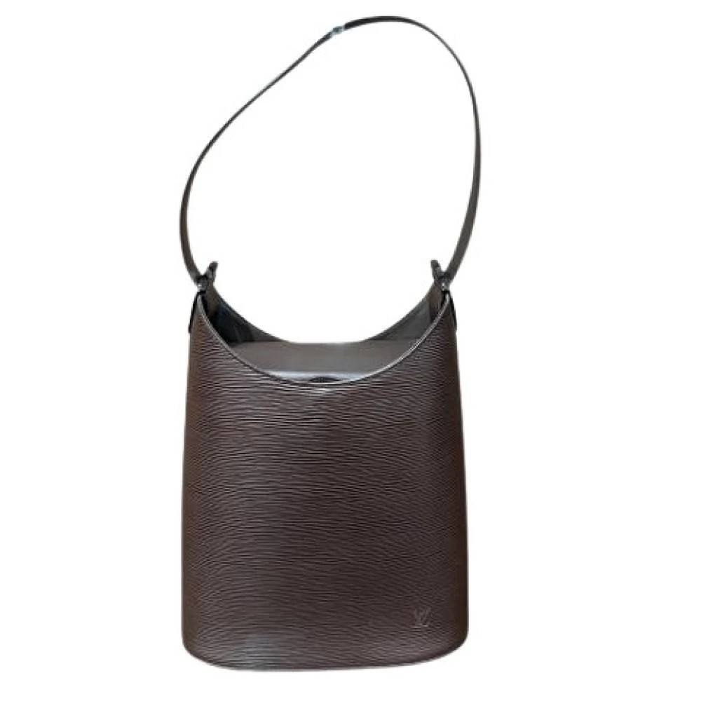 Louis Vuitton Vintage Pre-owned Vintage Bucket Skuldertaske - Vintage - Dame - Brun - ONE SIZE - Uld