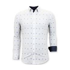 Gentile Bellini, Skjortor , Herr, XL, Bomull, Italienska Herrskjortor - Slim Fit Skjorta - 3047