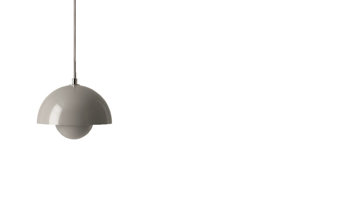 &TRADITION FLOWERPOT VP10 GREY BEIGE PENDEL