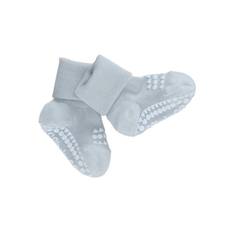 GoBabyGo Non Slip Bambus Sokker - Sky Blue - 6-12m (size 17-19) - ["Blå"]