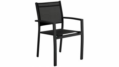 Rana karmstol svart