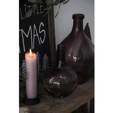 Ib Laursen Kalenderlys 1-24 rosa malva m/guld tal Jul