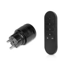 Fjärrströmbrytare AGGE Wireless Remote Control Socket, IP44, Fjärrstyrt uttag + Fjärrkontroll
