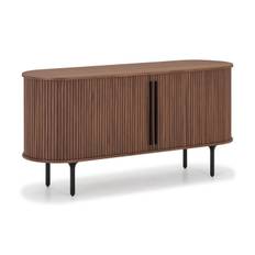 Sideboard Neandir 150x45 cm Massiv Valnöt - Brun & skänk