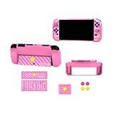 Carry Case Compatible for Switch OLED, Protective Cover with Thumb Caps/Card Box Carrying Shell Case for Game Console Storage Bag Protector for Gaming Controllers