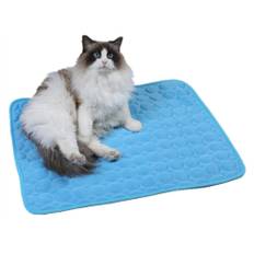 Dog Cooling Mat Ice Silk Cool Pet Pad for Hot Summer Weather Pet Cooling Pad Ideal for Home and