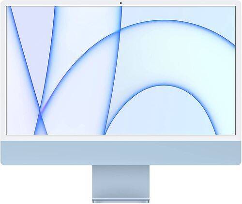 Apple iMac 2021 M1 | 24" | 8 GB | 256 GB SSD | 7-Core GPU | blå | Apple tillbehör | DE