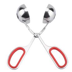 304 Stainless Steel NOn sticky Meatballs Rice Balls Clip Maker Mold Kitchen Tool (Red) röd