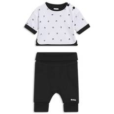 Baby reversible tracksuit in cotton with logo details