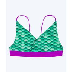 Fin Fun havfrue bikini top til piger - Celtic Green