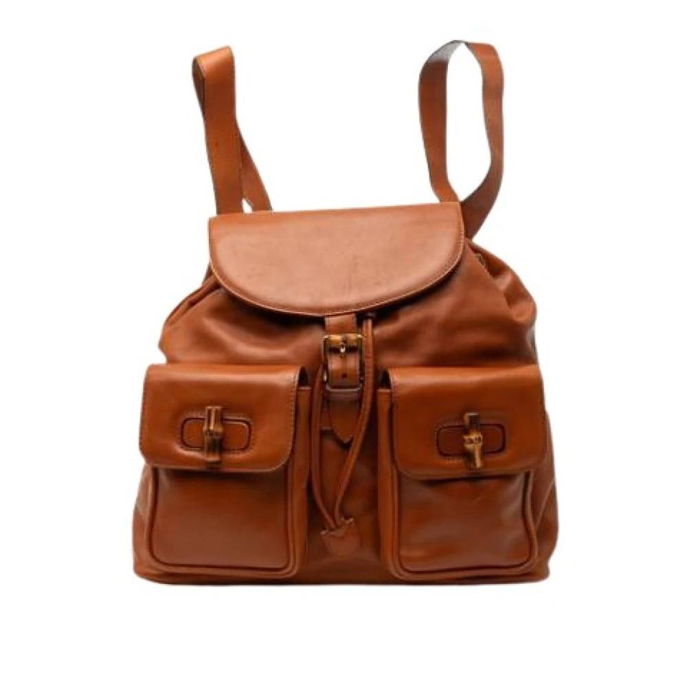 Gucci Vintage - Pre-owned Vintage Ryggsäck Vintage - Dam - ONE Size - Läder