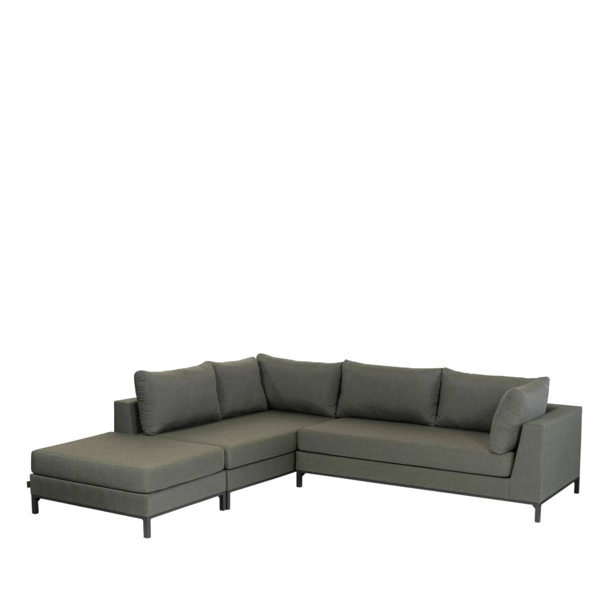 Exotan Sicilie Outdoor sofa - green - venstrevendt