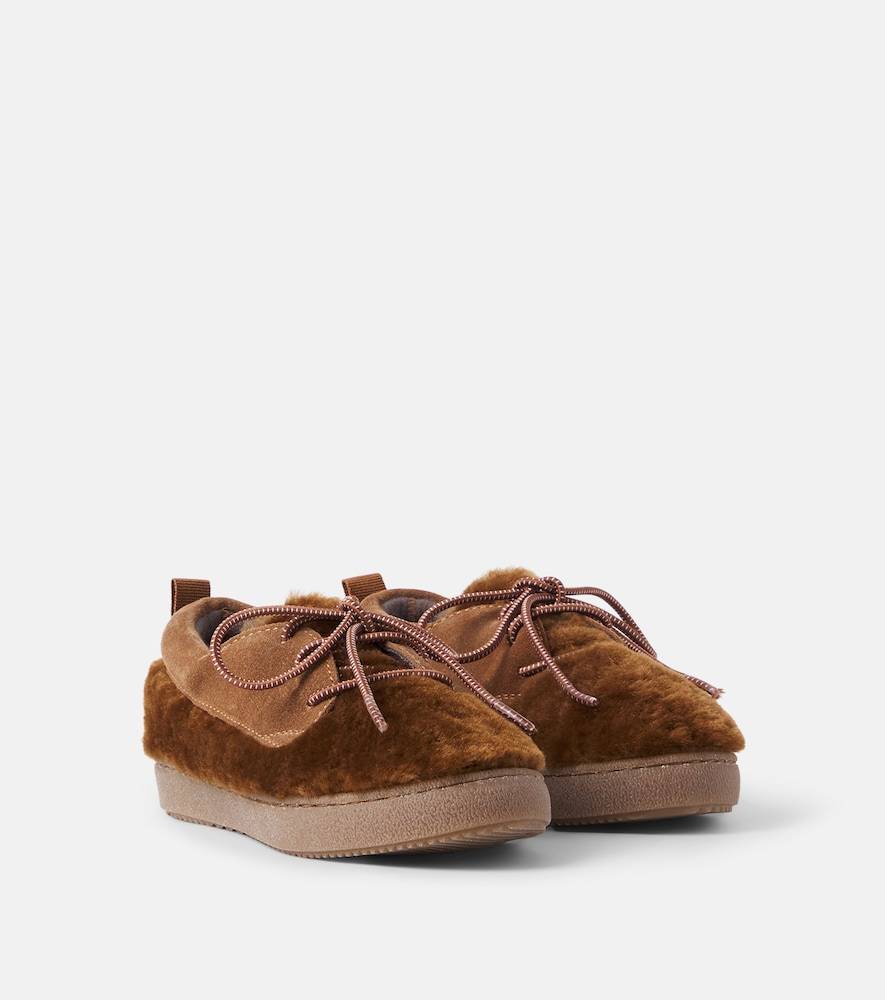 PèPè Zapatos con cordones y borrego - marrón - EU 21