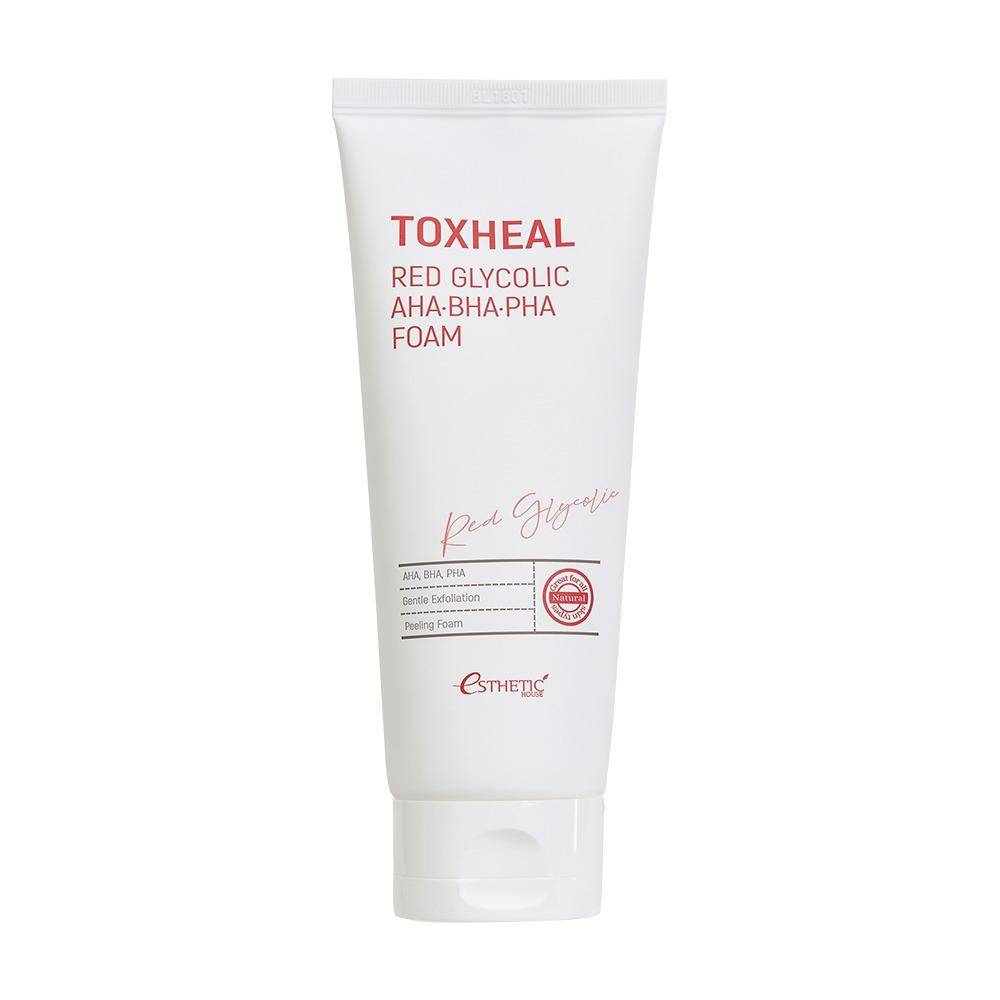 ESTHETIC HOUSE Toxheal Röd Glykolsyra AHA BHA PHA Skum (150 ml)