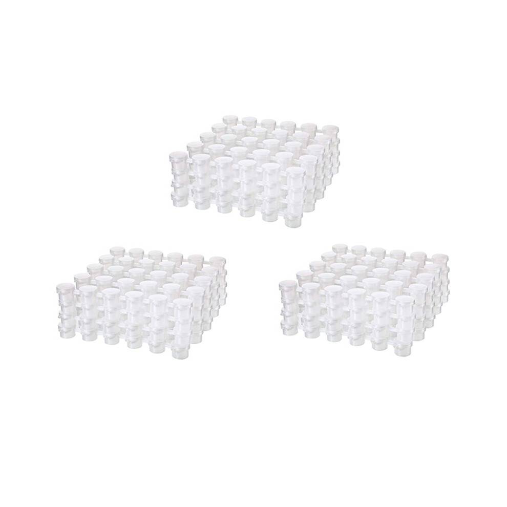 72 Strips 2Ml Empty Paint Strips Paint Cup Pots Clear Storage Containers Painting Arts Crafts Supplies 144 Pots in Total