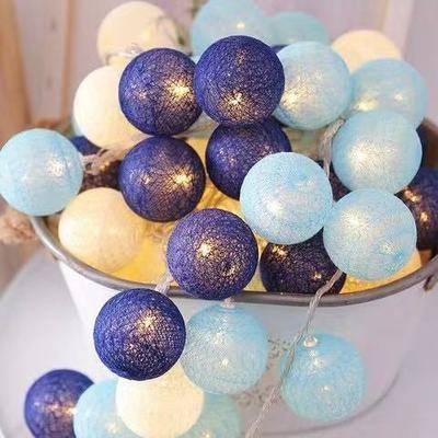 Bedroom Romantic Decoration LED String Ball Lights - Blue / USB / 1.5m 10lights
