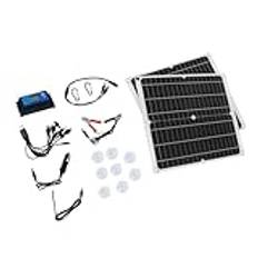 UKCOCO 1 Set 300W Solar Kit Utomhus Solpanel Utomhus Strömförsörjning Kit Solcell Board 300W Solpanel Kit Solpanel Enhet Utomhus Strömförsörjning Solpanel Utomhus Solcell Panel