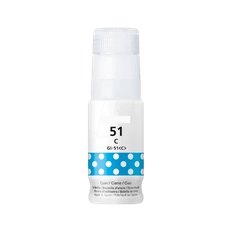 Canon GI 51 C Refill - Cyan 70 ml - Kompatibel Blækrefill 4546C001