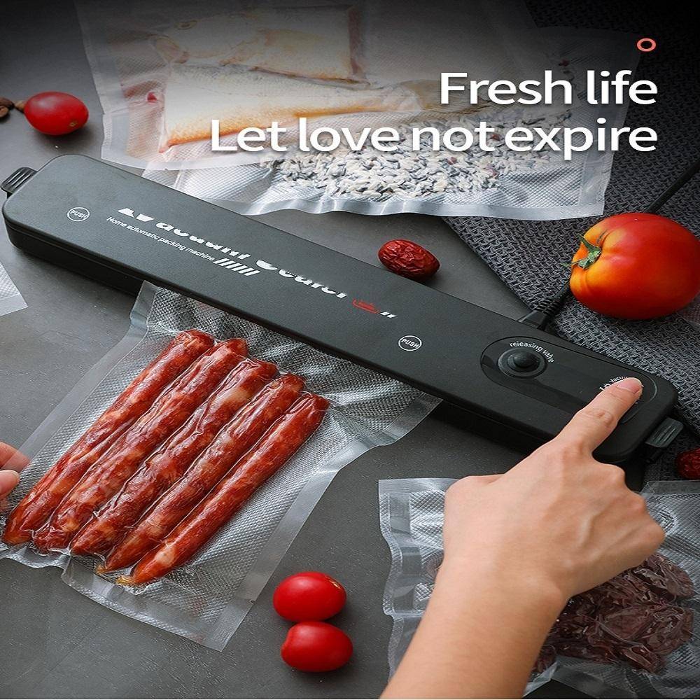 Vacuum Sealer for Food, Household, Black