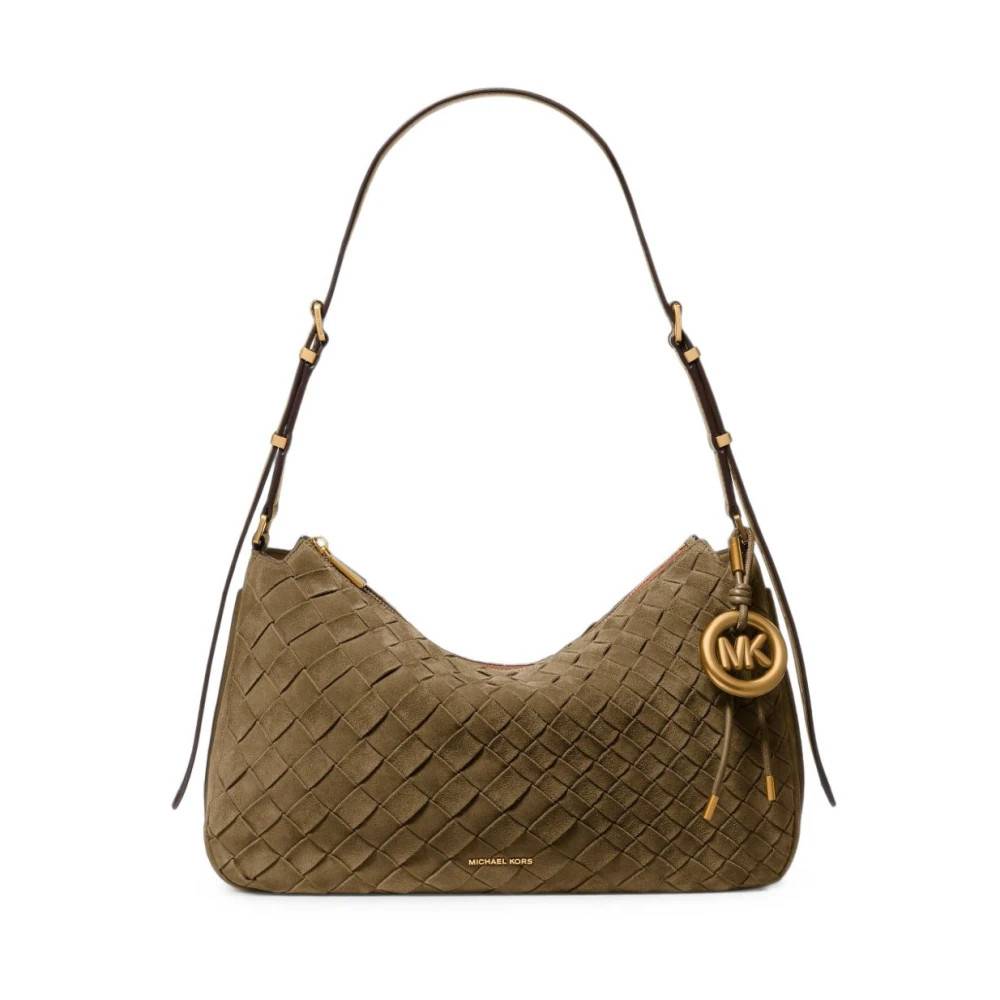 Michael Kors Nolita Skuldertaske - Tasker - Dame - Grøn - ONE SIZE - Uld