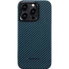 Pitaka iPhone 15 Pro Max Skal MagEZ Case 4 Black/Blue Twill