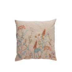 Ingrid pudebetræk sand 50x50 blomster