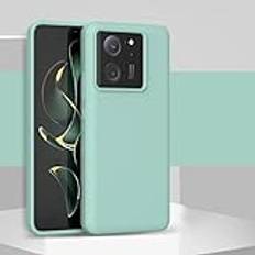 Smartphone Back Case Kompatibel med Xiaomi Redmi K60 Ultra-fodral, Slimt Flytande Silikonfodral, 3-lagers heltäckt mjukt gelgummifodral Skyddsöverdrag med anti-repor, mjukt mikrofiberfoder Omslagspake