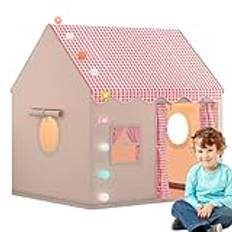 Playhouse Kids Indoor - Indoor Game Toy House | Large Space Kid tält för inuti, stor lekstuga för barn, inomhus lekstuga för toddle Boy Girl