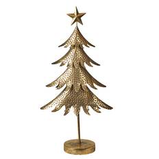 ANTIK GULD JULETRÆ H68CM