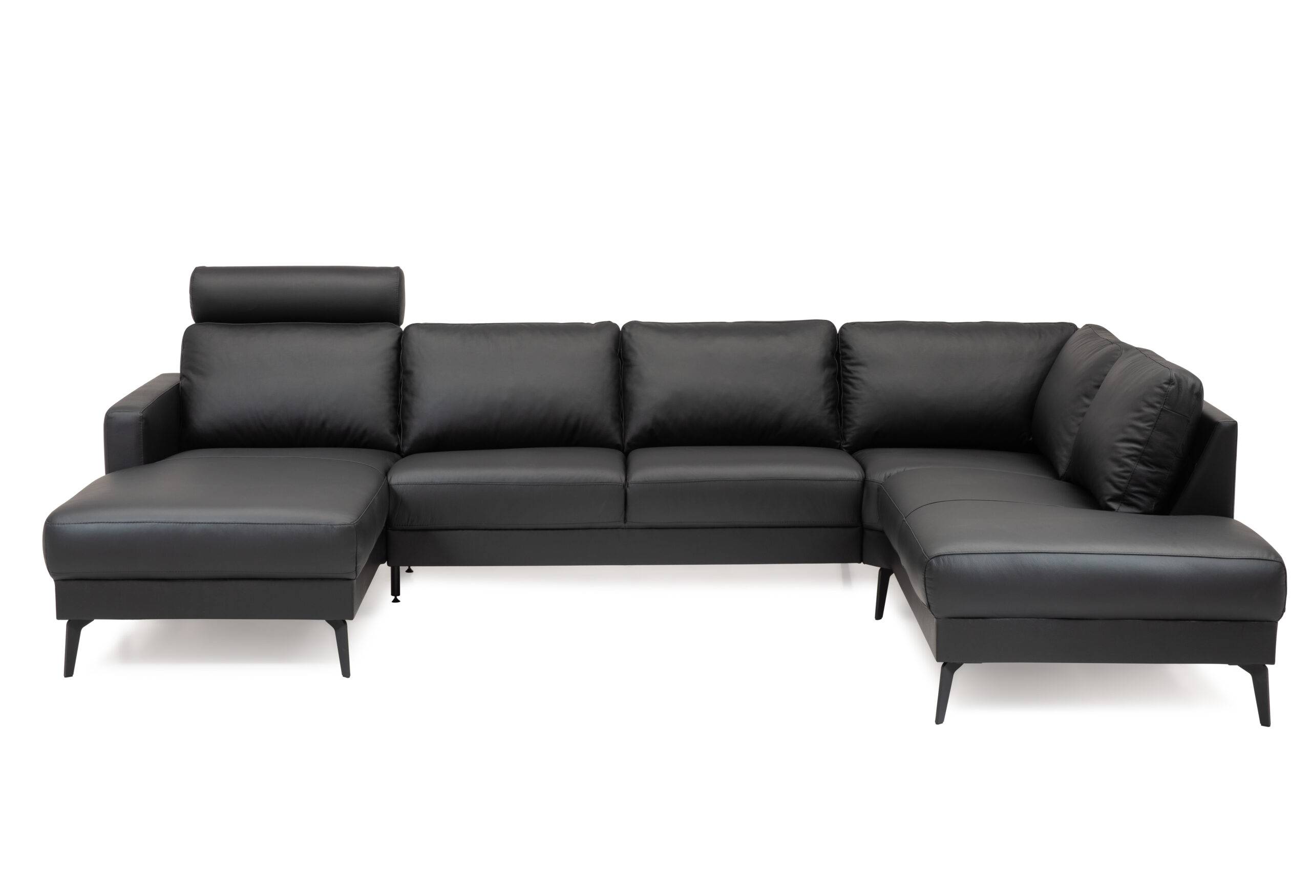 Hjort Knudsen - Napoli u-sofa - madras læder