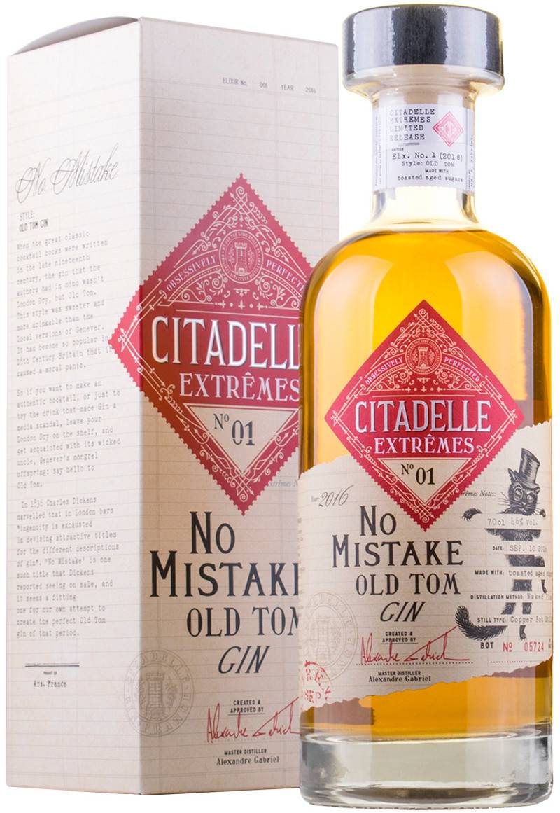 Citadelle Gin - No Mistake Old Tom Gin 46 % 50 cl.
