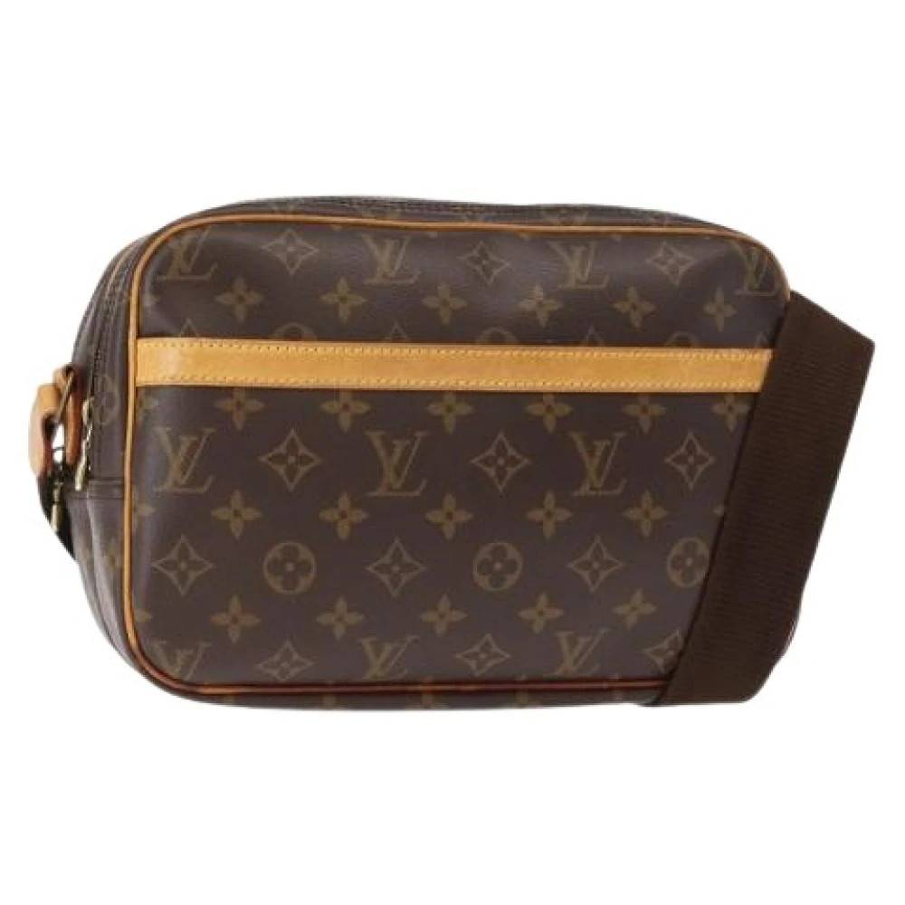 Louis Vuitton Vintage Pre-owned Monogram Canvas Skuldertaske - Vintage - Dame - Brun - ONE SIZE - Uld