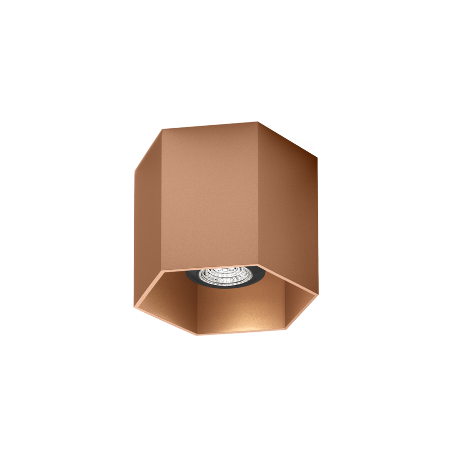 Hexo 1,0 loftlampe Wever & Ducré - Kobber / GU10 fatning max 1 x 35W