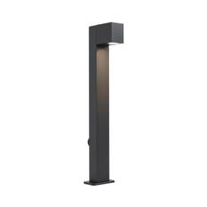 Moderne udendørs gulvlampe sort 65 cm med stik IP44 - Baleno