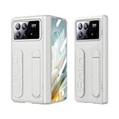 Telefontillbehör Compatible with Xiaomi Mix Fold 3 Screen Protector Case,Full Body Protective Case W Adjustable Kickstand+Finger Strap Handheld Design Shockproof Flip Slim Phone Case Drop Shockproof P