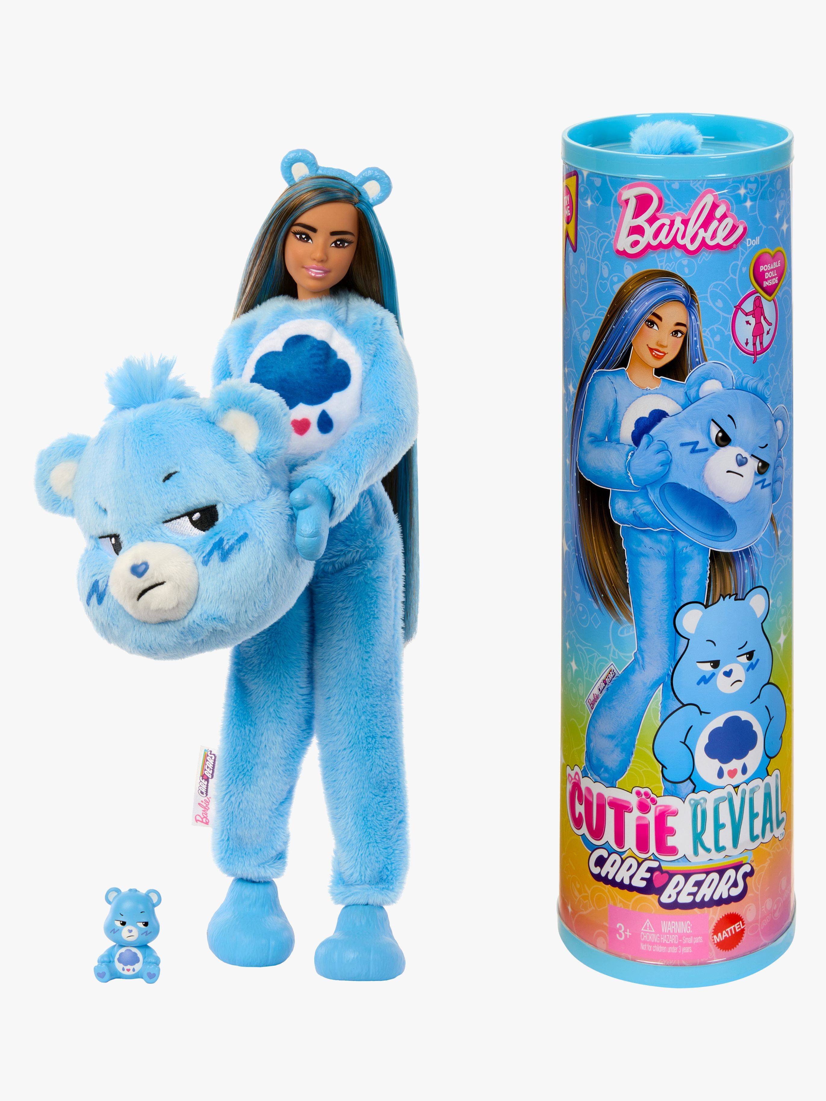 Barbie Cutie Reveal Docka Care Bears, Blå