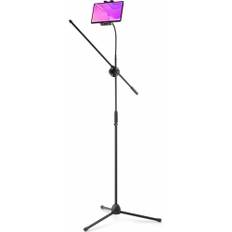 MS10TH Foldable Microphone stand with boom & tablet holder TILBUD NU