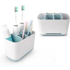 5 in 1 tandborste tandkräm hållare fodral rakning makeup borste elektrisk tandborste hållare badrum förvaringsbox organisator stativ - Grå m
