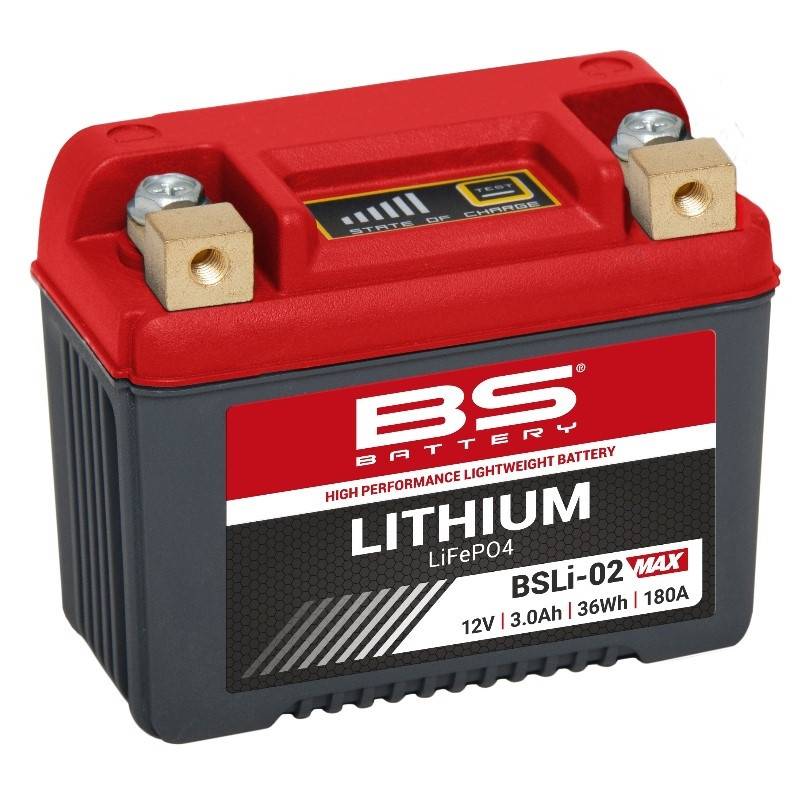Lithium MC Batteri 12V 180A LiFePO4 BS Battery BSLi-02 "MAX"